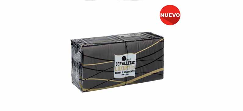 Servilleta 40×40 2c (Burdeos/Negra)