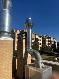 Cambio salida ventilación
